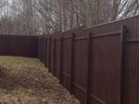Забор с двухсторонним покрытием