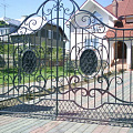Кованые ворота в Прокопьевске от компании Ареан-Сибирь