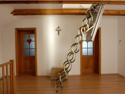 Чердачная лестница ножничная Lux
