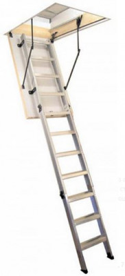 Алюминиевая чердачная лестница alu-profi 280